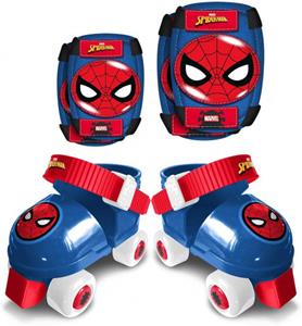 Spider-Man Rolschaatsen met Bescherming Blauw/Rood