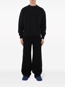 Burberry EKD embroidered track pants - Zwart
