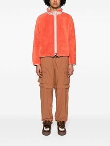 Moncler Grenoble logo-patch lightweight cargo trousers - Bruin
