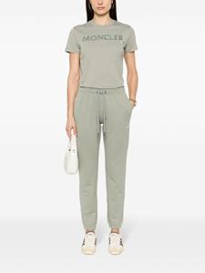 Moncler logo-appliqué track pants - Groen