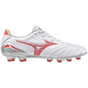 Mizuno Morelia Neo IV Pro FG Charge - Wit/Radiant Red