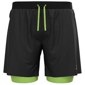 Odlo  2-in-1 Short X-Alp Trail 6 Inch - Hardloopshort, zwart