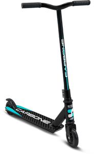Carbone Stuntstep Voetrem Junior Zwart/Turquoise