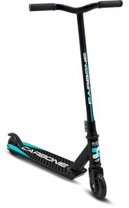 Skids Control Carbone Stuntstep Voetrem Junior Zwart/Turquoise