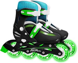 Stamp Inline-skates Skids Control Hardboot Verstellbar Schwarz 