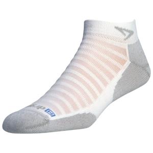 Drymax  Running Lite-Mesh 1/4 Crew - Hardloopsokken, grijs/wit