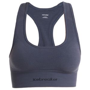 Icebreaker  Women's Merino Seamless Active Bra - Sportbeha, blauw