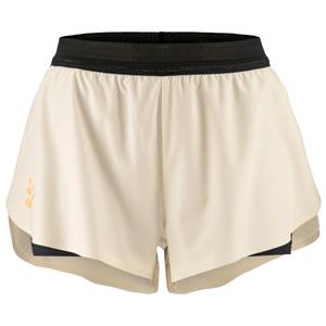 Craft  Women's Pro Hypervent Split Shorts 2 - Hardloopshort, beige