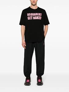 Marcelo Burlon County of Milan Cross-motif track pants - Zwart