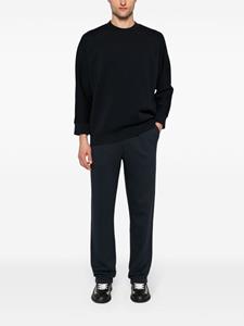 Moncler appliqué-logo track pants - Blauw