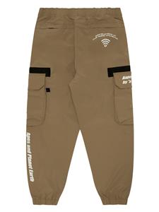 AAPE BY *A BATHING APE logo-print cargo trousers - Beige