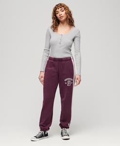Superdry Vrouwen Vintage Joggingbroek met Zijstreep Paars
