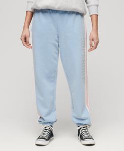 Superdry Vrouwen Vintage Joggingbroek met Zijstreep Blauw