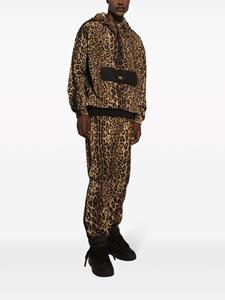 Dolce & Gabbana Trainingsbroek met luipaardprint - Bruin