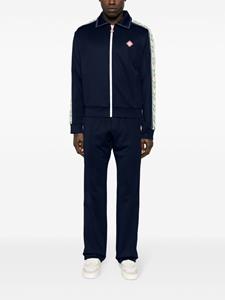 Casablanca Fluwelen trainingsbroek met monogram - Blauw