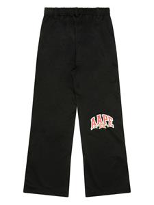 AAPE BY *A BATHING APE stripe-detail track pants - Zwart