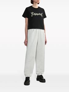 Izzue cotton-blend track pants - Grijs