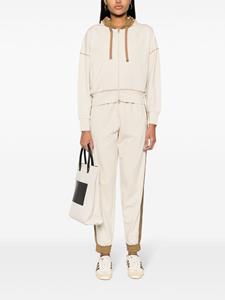 Herno Trainingsbroek met vlakken - Beige