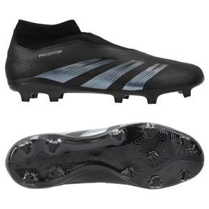 Adidas Predator League Laceless FG Nightstrike - Zwart/Grijs