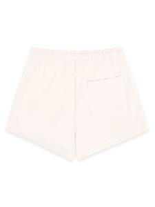 Sporty & Rich Disco Lion Crest-print shorts - Beige