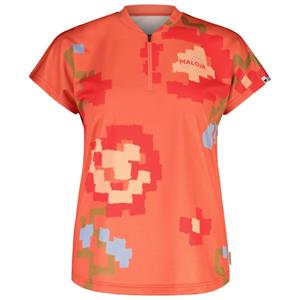Maloja  Women's HocheiserM. All Mountain 1/2 - Fietsshirt, rood