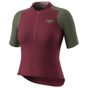 Dynafit  Women's Ride Light S/S 1/2 Zip Jersey - Fietsshirt, rood