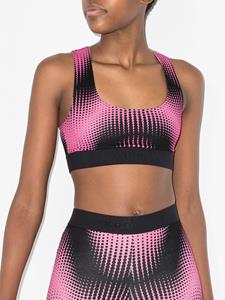 Rabanne Sport-bh met geometrische print - Roze