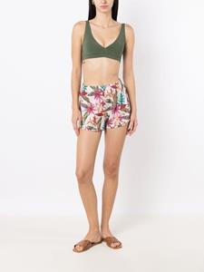 Lygia & Nanny Sport-bh met V-hals - Groen