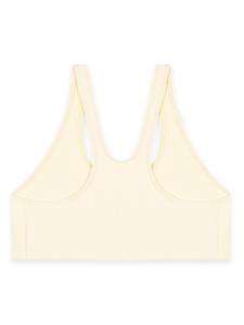 Sporty & Rich Action logo-print sports bra - Beige