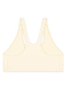 Sporty & Rich Action logo-print sports bra - Beige