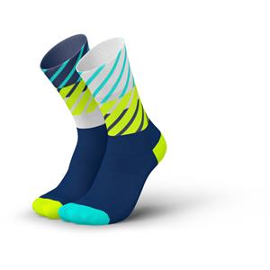 Incylence RUNNING DIAGONALS Laufsocken Navy Canary 