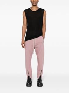 Rick Owens drawstring-fastening track pants - Roze