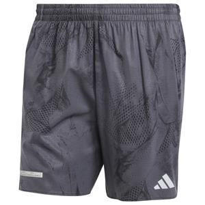 Adidas  ULT AOP Heather Shorts - Hardloopshort, blauw/grijs