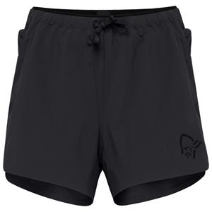 Norrøna  Women's Senja Flex1 4'' Shorts - Hardloopshort, zwart