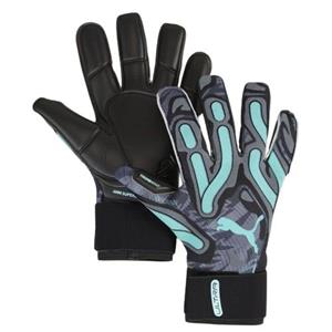 PUMA Keepershandschoenen Ultra Ultimate Hybrid Rush - Grijs/Turquoise/Zwart LIMITED EDITION