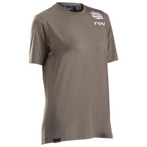 Northwave  Women's Xtrail 2 Jersey Short Sleeve - Fietsshirt, grijs/bruin