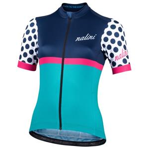Nalini  Women's Solid Jersey - Fietsshirt, blauw