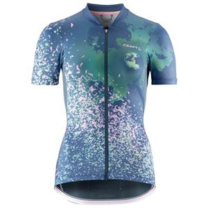 Craft  Women's ADV Endur Graphic Jersey - Fietsshirt, blauw