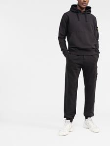 Stone Island Trainingsbroek met toelopende pijpen - Zwart