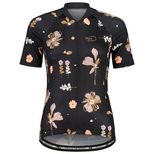 Maloja  Women's TennoM. AOP 1/2 - Fietsshirt, zwart