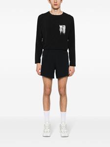 Y-3 Geperforeerde shorts - Zwart