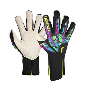 Reusch Keepershandschoenen Attrakt SpeedBump Strapless - Zwart/Geel/Groen/Blauw