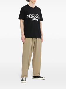 CHOCOOLATE Trainingsbroek met logo-applicatie - Beige