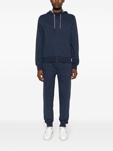 Corneliani mélange-effect track pants - Blauw
