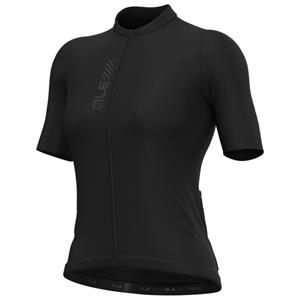 Alé  Women's Color Block S/S Jersey - Fietsshirt, zwart