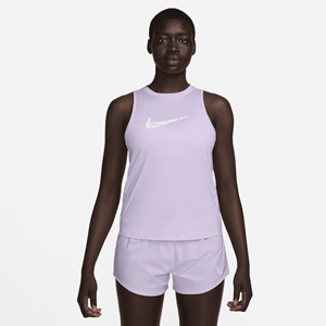 Nike One hardlooptanktop met graphic voor dames - Paars