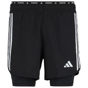 2 in 1 shorts adidas Own the Run 3 Stripes