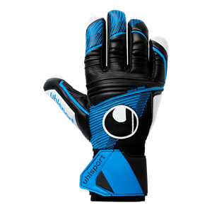 Uhlsport Soft HN Comp Black Fluo Blue - Keepershandschoenen - Maat 5