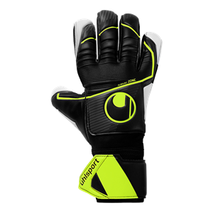 Uhlsport Supersoft HN Flex Frame Black Fluo Yellow - Keepershandschoenen - Maat 6