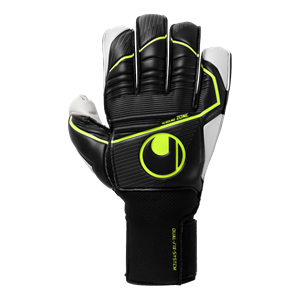 Uhlsport Absolutgrip Flex Frame Carbon Black Fluo Yellow - Keepershandschoenen - Maat 10 1/2